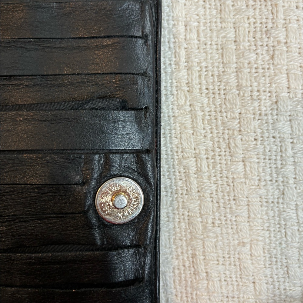 CHANEL Black Quilted Calfskin Long Wallet with Embossed CC - Picture 4 of 8